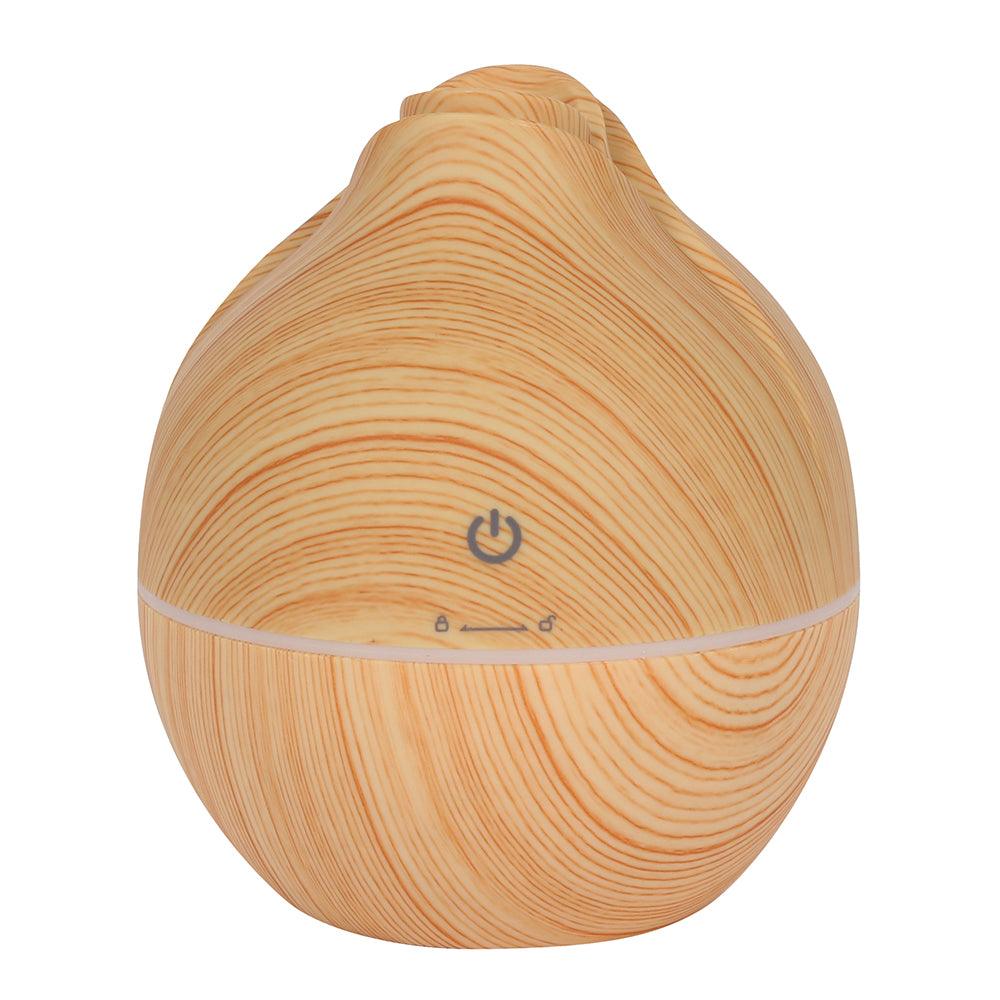 🌿 Tulip Wood Grain Electric Aroma Diffuser | Kind Habit