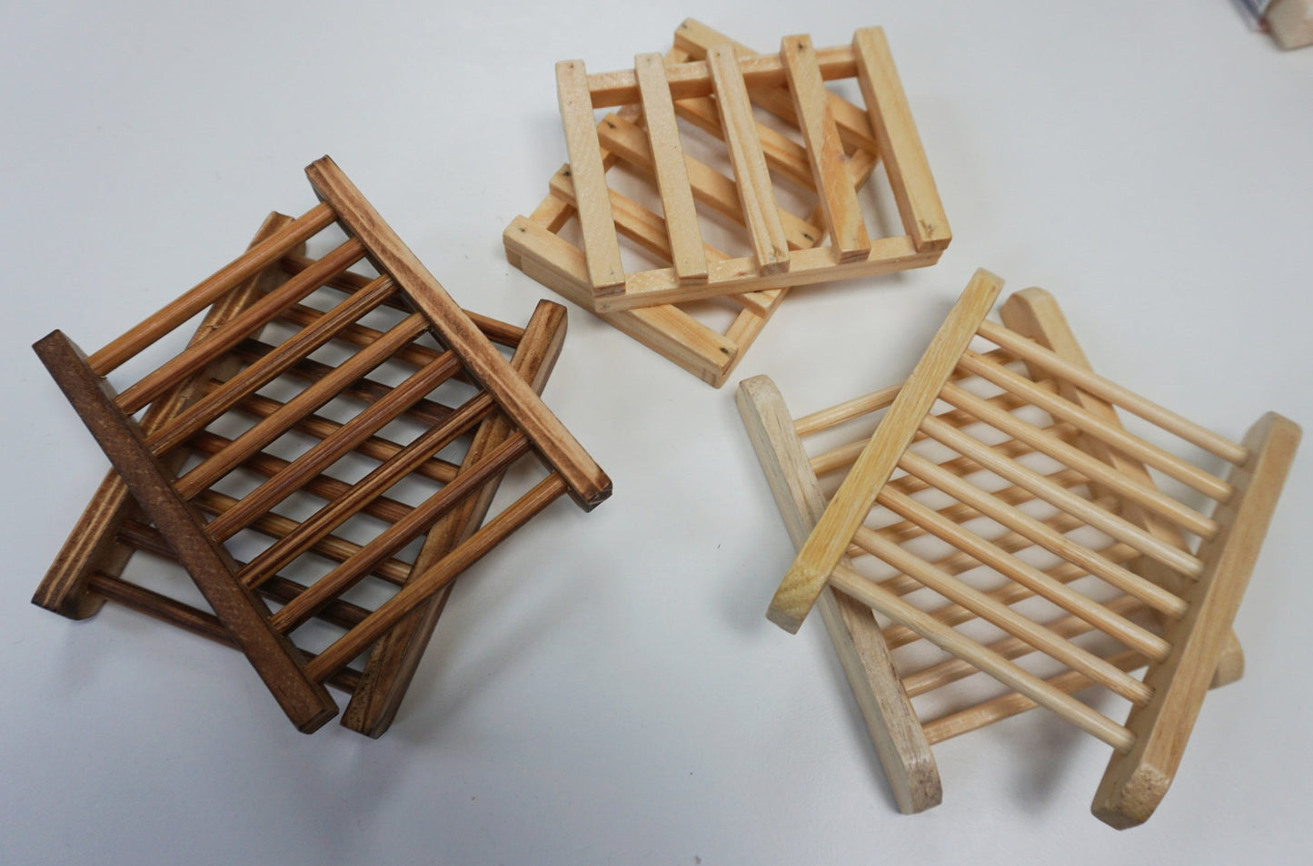 🌿Natural Bamboo Soap Draining Dish - Ladder Style