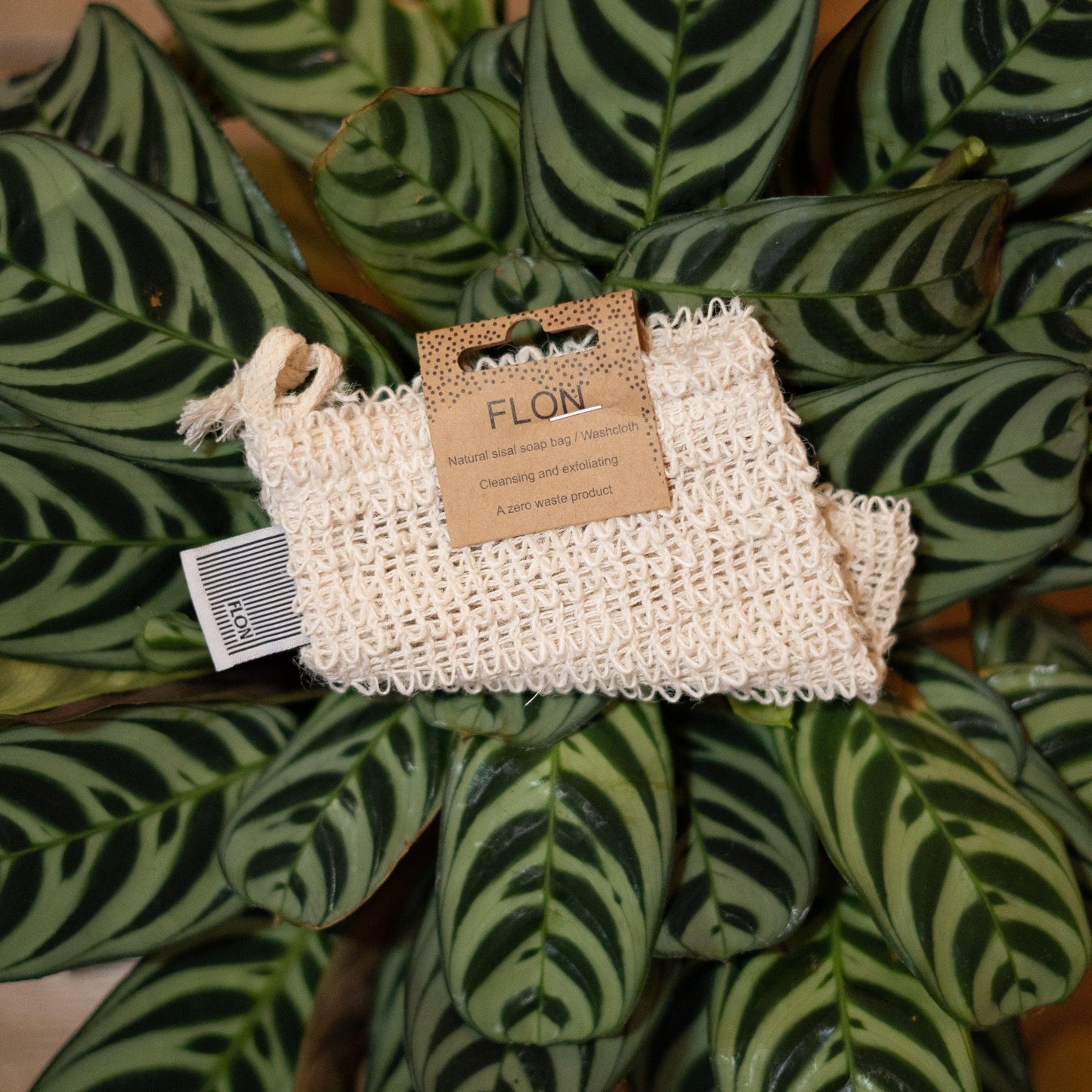 🌿 Natural Sisal Washcloth | Kind Habit