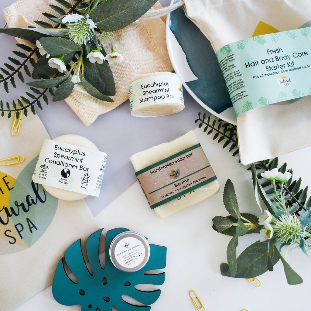 🌿Plastic-Free Hair & Body Wash Starter Kit
