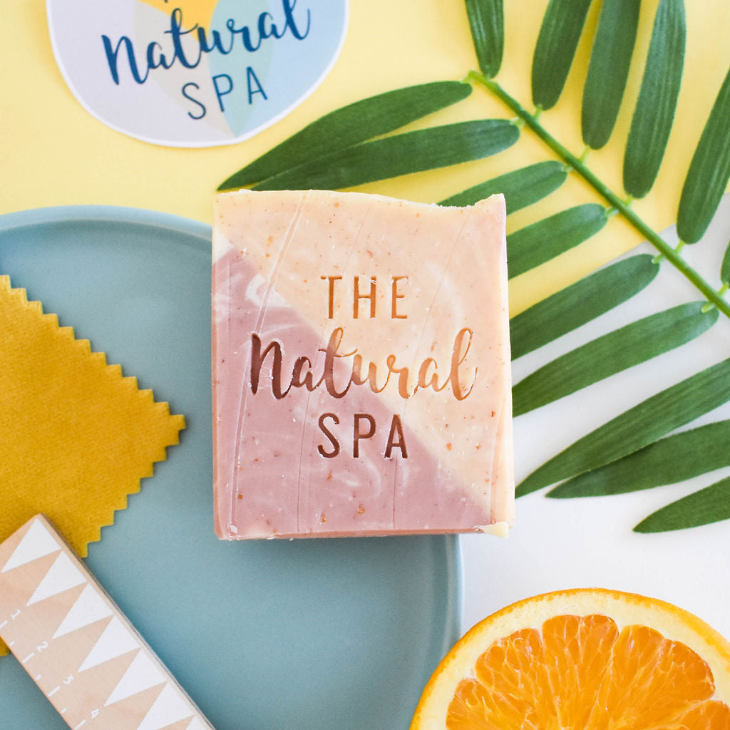 🌿Citrus Blossom Cold Process Soap – Lemongrass, Orange & Palmarosa