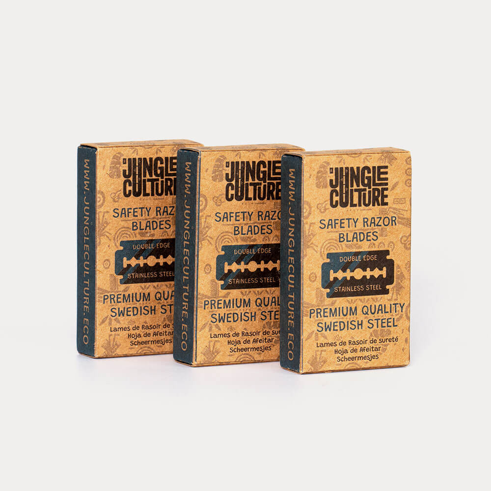 🌿Double Edge Safety Razor Blades – Swedish Steel | Jungle Culture-1