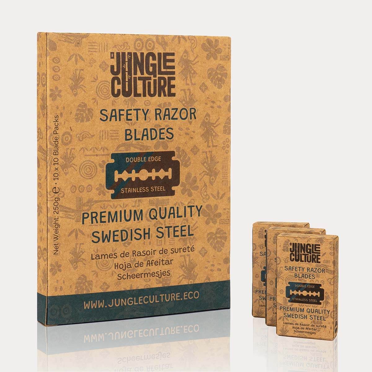 🌿Double Edge Safety Razor Blades – Swedish Steel | Jungle Culture-0
