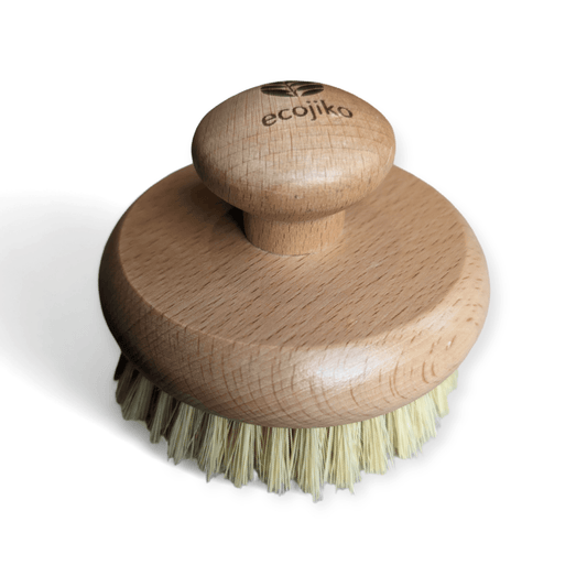 🌿Wooden Exfoliating Dry Body Brush | Natural Beech Wood Plant Based Bristles Beauty Brush-0