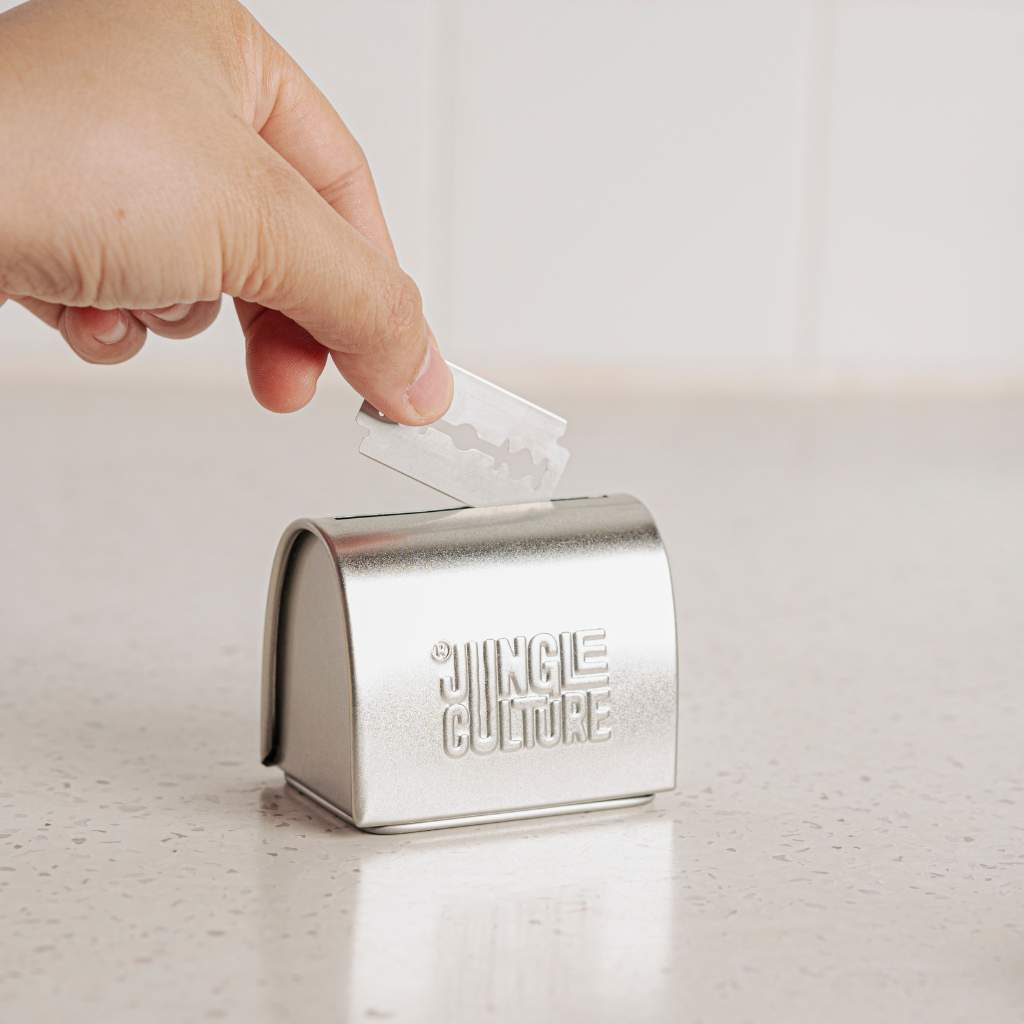 🌿Razor Blade Disposal Tin – Safe & Sustainable Storage-0
