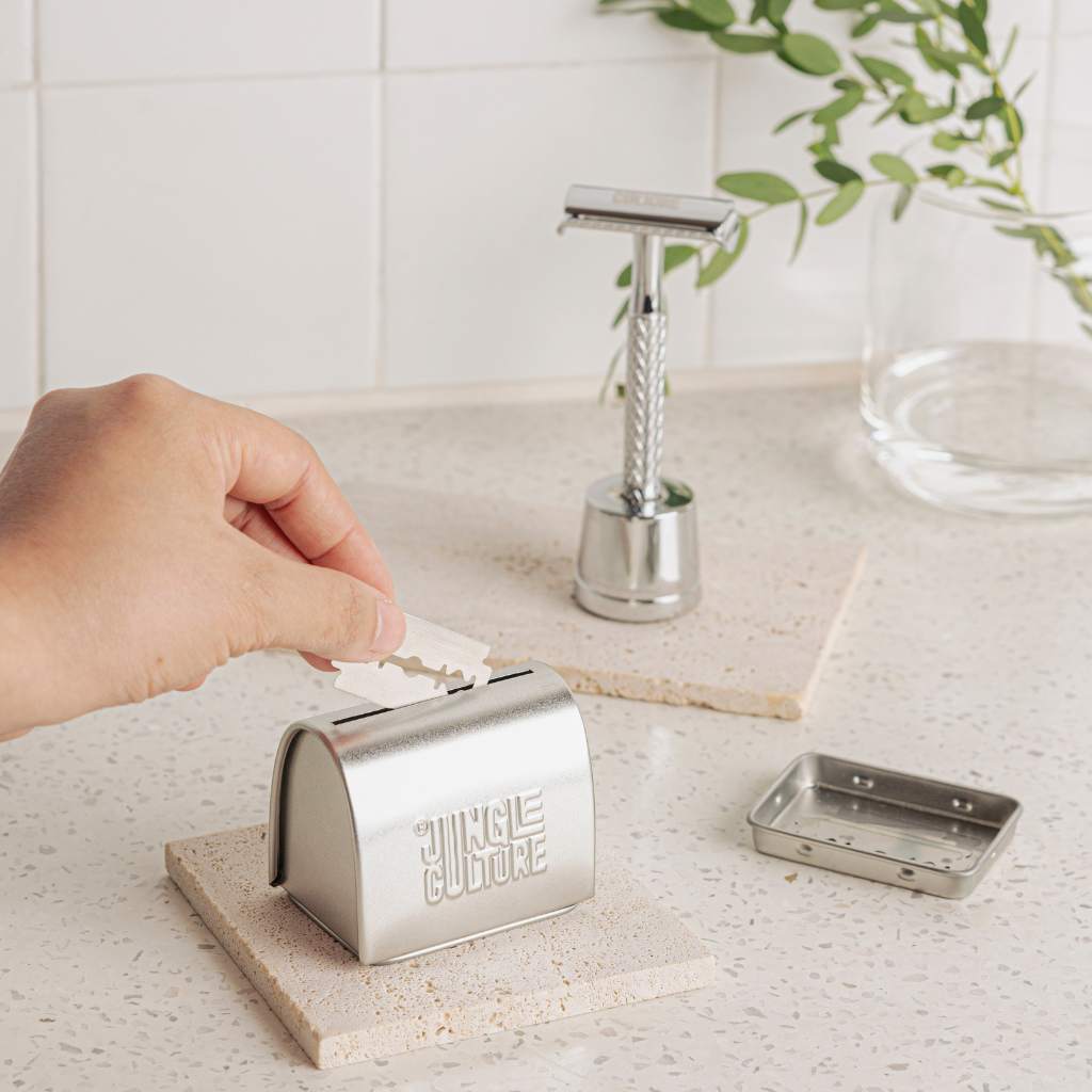 🌿Razor Blade Disposal Tin – Safe & Sustainable Storage-2