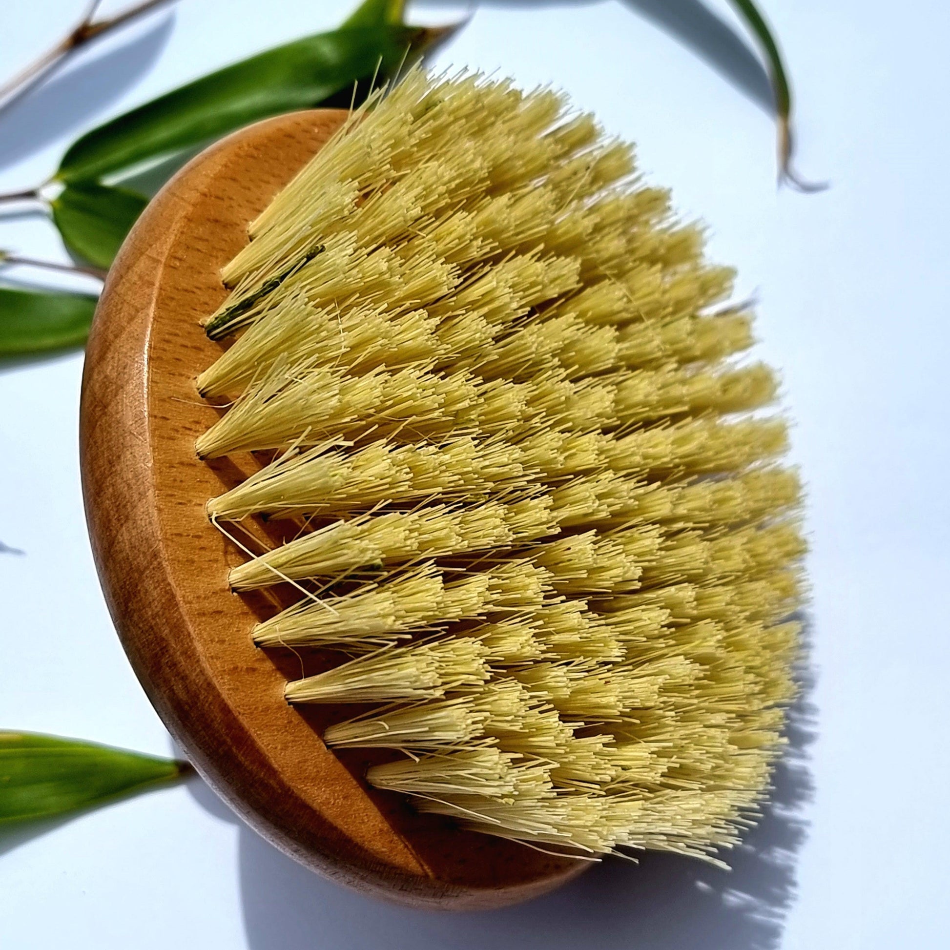 🌿Wooden Exfoliating Dry Body Brush | Natural Beech Wood Plant Based Bristles Beauty Brush-1